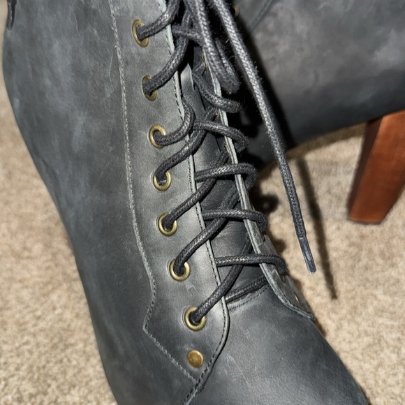 Lita Jeffrey Campbelle Platform Black Leather Boots - Picture 5 of 13